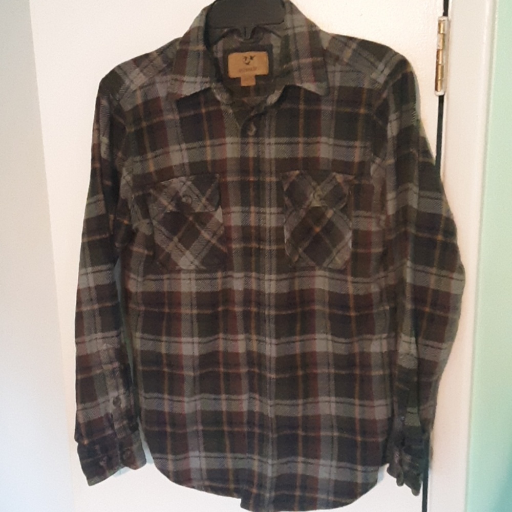 Mens long sleeve flannel